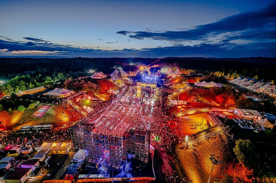 Nature One Festival – Luftaufnahme am Pydna