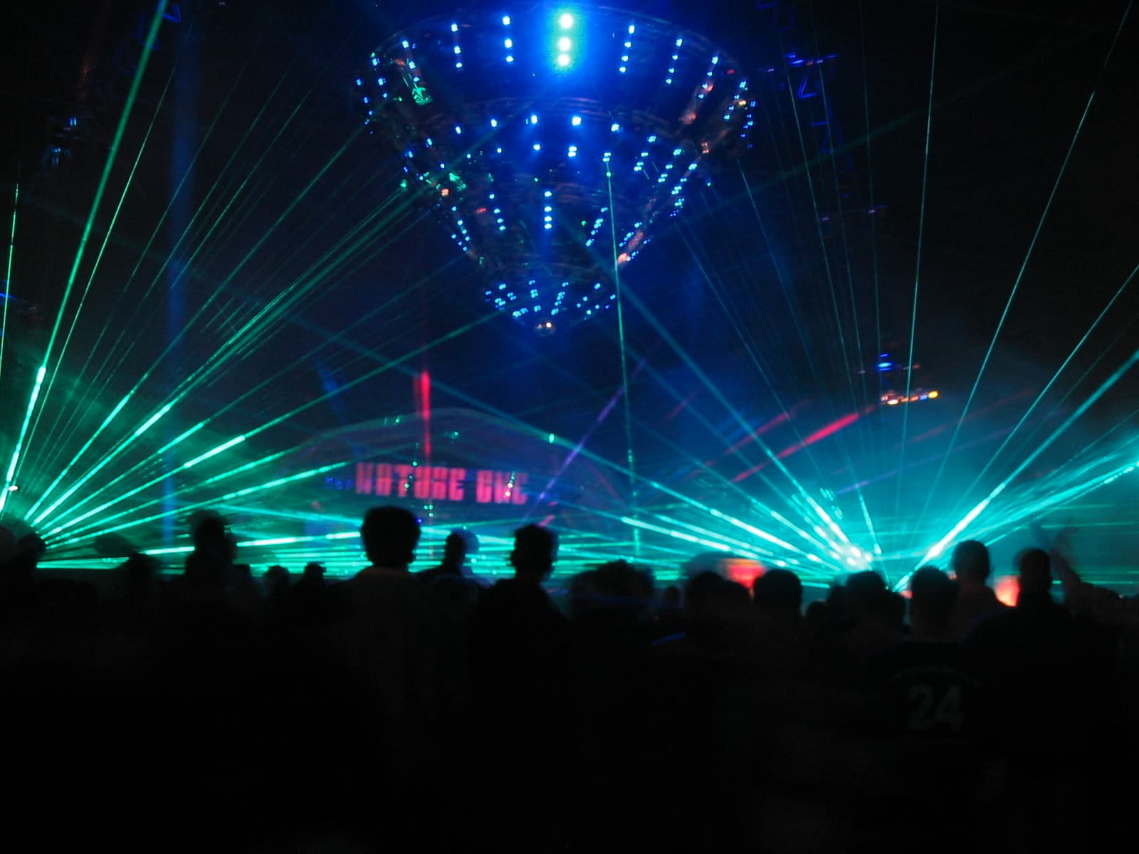 Laser bis zum Horizont
