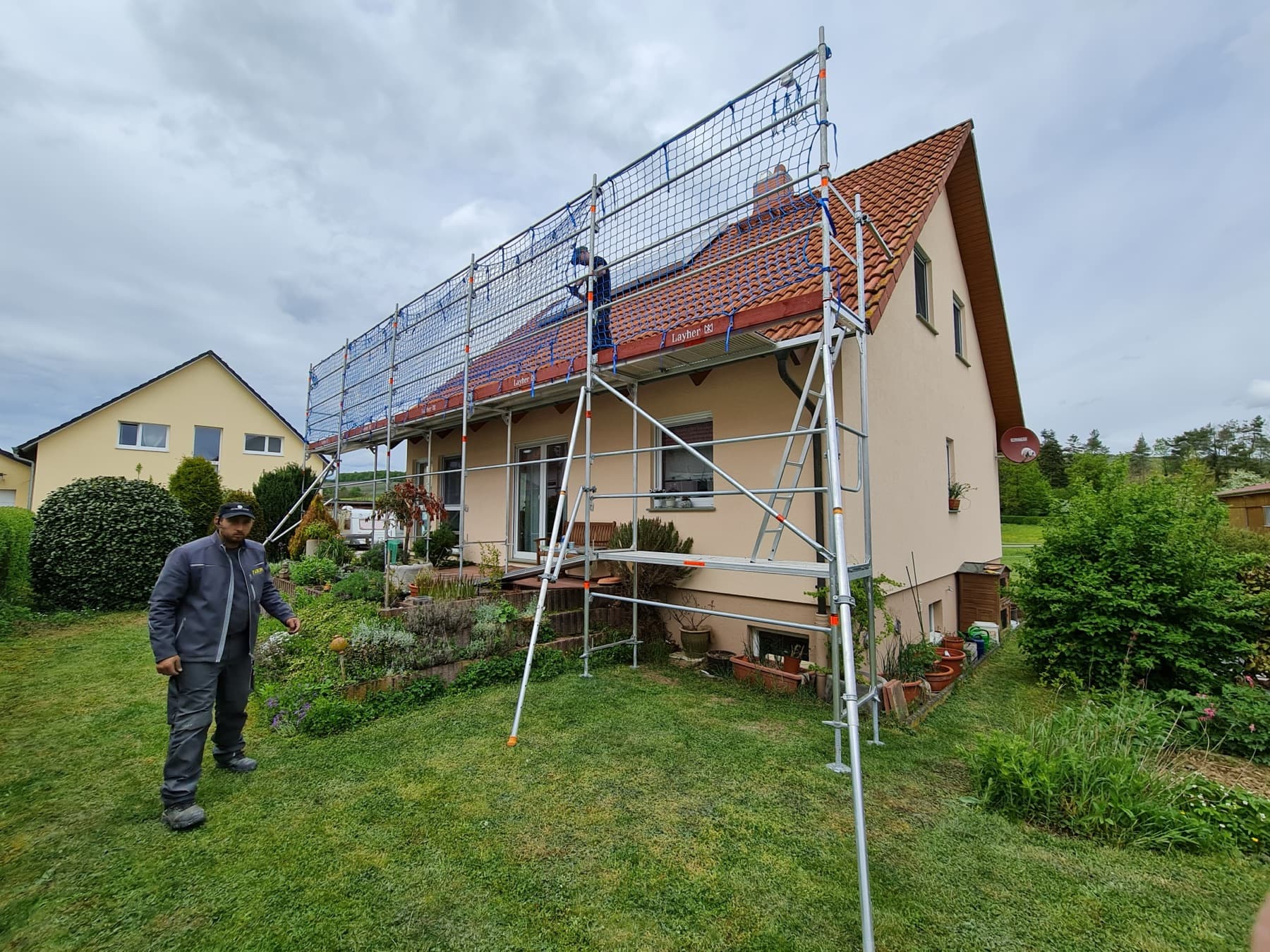 Gerüstbau für Montage